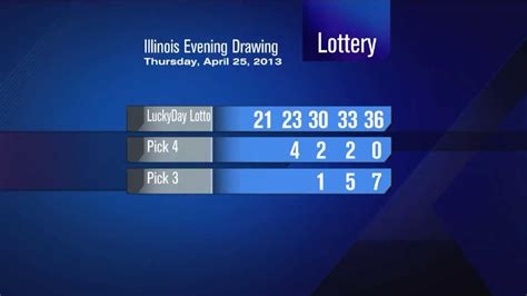 numbers for last night's lottery.